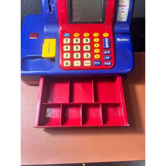 Learning Resources Pretend & Play Teaching Cash Register (LER2690) - Picture 6 of 15